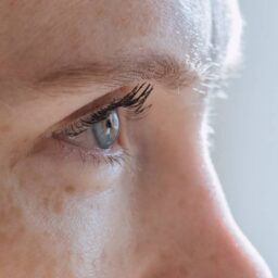 woman's face closeup